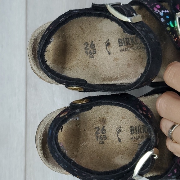 Birkenstock Kids Girls Rio Mozaic Ankle Leather Strap Sandals shoes sz 26/C3 - Picture 6 of 13